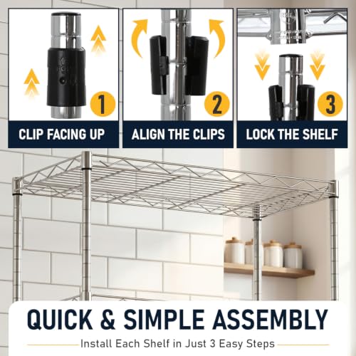 5 Tier Wire Shelf