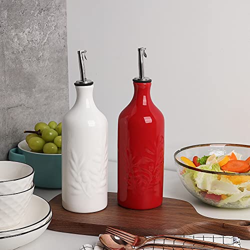 Sweejar Ceramic Olive Oil Dispenser Bottle