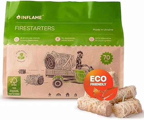 Fire Starters 70 pcs (70 Count)