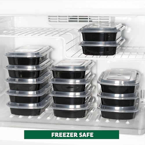 Meal Prep Containers [45 Pack] 1 Compartment with Lids (45 Count)