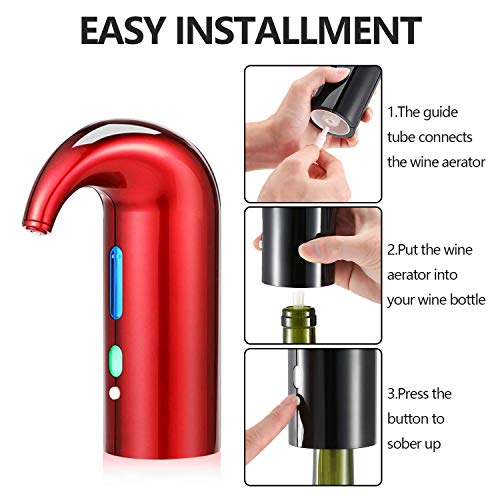 Fathers Day Wine Aerator Electric Wine Decanter
