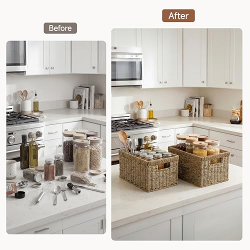 Wicker Baskets for Storage (2 Count)