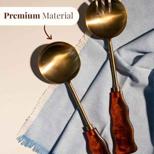 Resin Metal Salad Servers (2 Count)