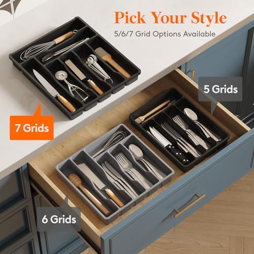 Silverware Drawer Organizer Tray