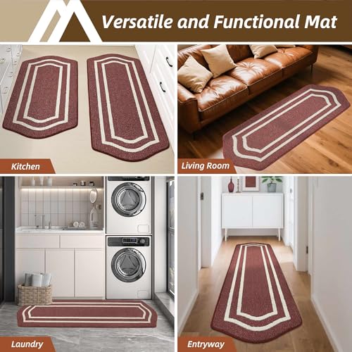 Long Kitchen Floor Mats and Rugs Non Slip Washable