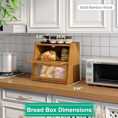 Bread Box for Kitchen Counter
