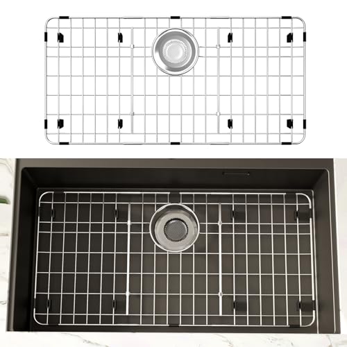 27.5'' x 13.5'' Stainless Steel Sink Protector with Sink Strainer