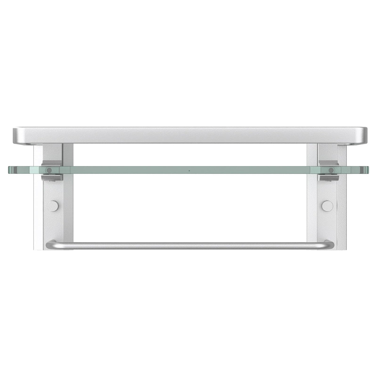 Bathroom Wall Shelf with Towel Bar