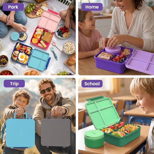 Bento Lunch Box for Kids with 8oz Soup Thermo