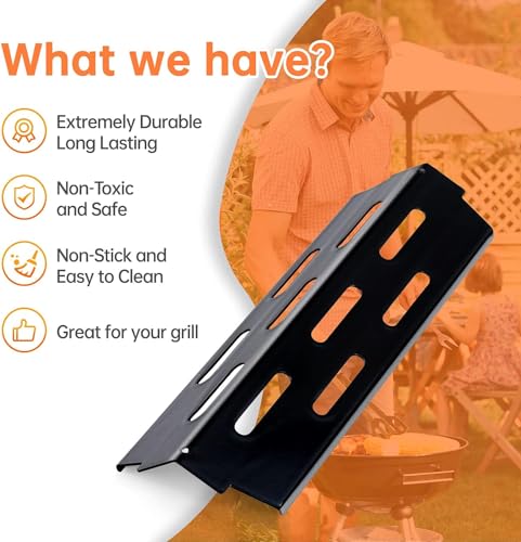 Porcelain Enameled Grill Flavorizer Bar BBQ Gas Grill Replacement Parts for Weber Genesis II 300 Series E