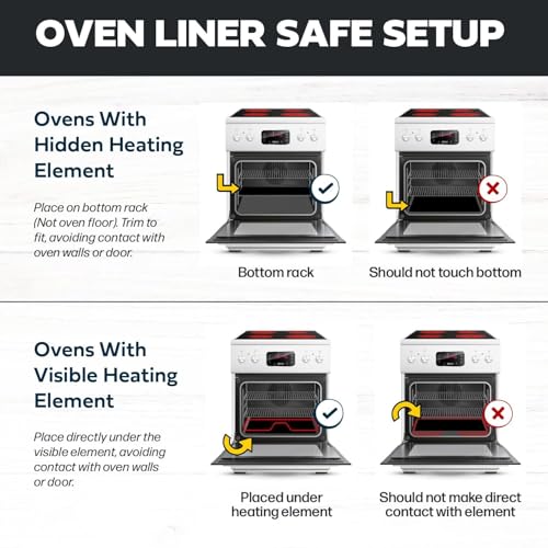 Non Stick Oven Liner 2 Pack BPA