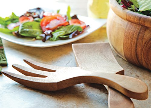 Acacia Wood Salad Utensil Set