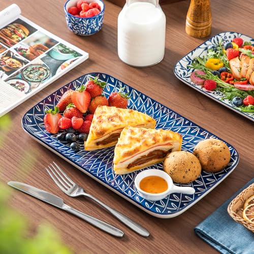 SELENE Porcelain Serving Platters Set of 3 (3 Count)