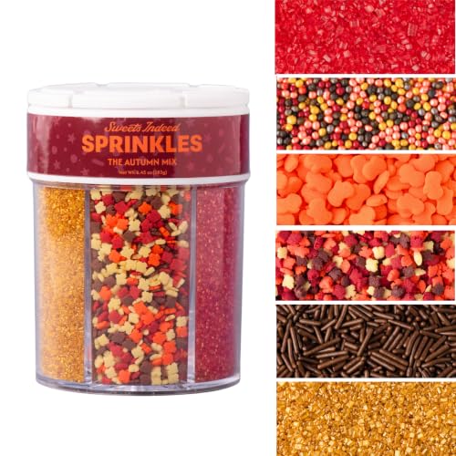 Fall Sprinkles 6 Cell Jar (6.45 Ounce)