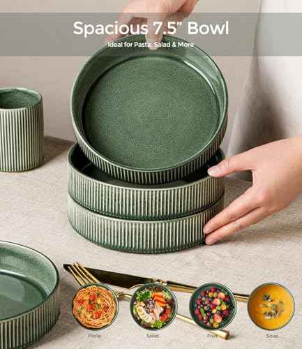 7.5 Inch Pasta Bowls Set of 4 (4 Count)