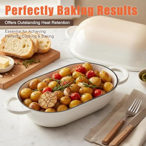 2.5 QT Enameled Cast Iron Sourdough Bread Oven