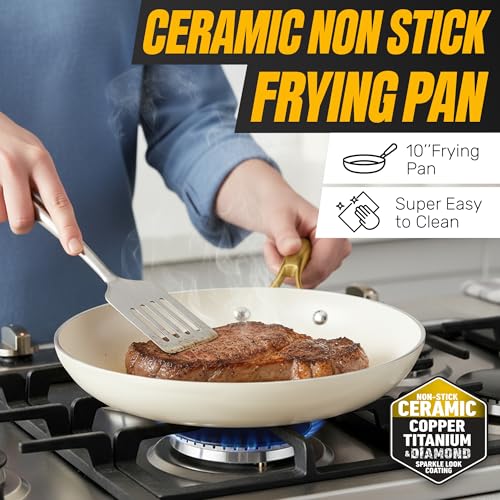 15 Pc Ceramic Cookware Set (15 Count)