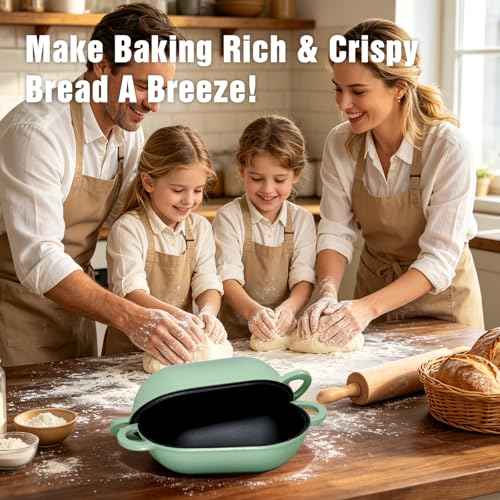 5 QT Enameled Cast Iron Sourdough Bread Oven