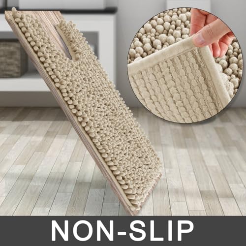 Toilet Rug U Shaped Washable 24x20 Inch