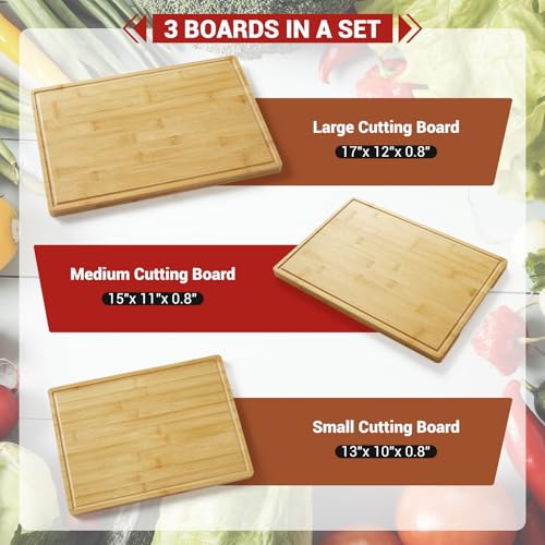 Cutting Board for Kitchen (3 Count)