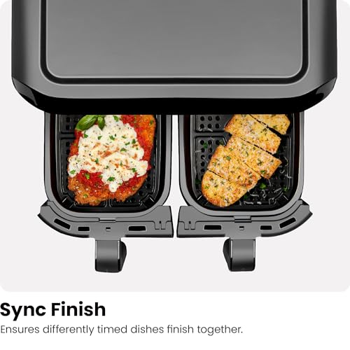 6 Quart Dual Basket Air Fryer (2 Count)