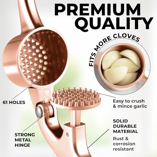 Large Premium Garlic Press Set