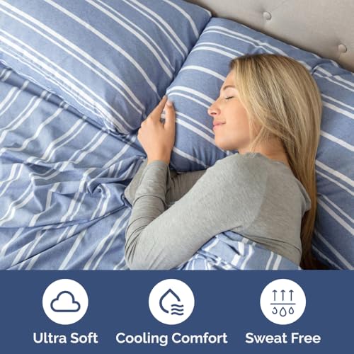 Short Queen Size 4 Piece Bed Sheet Set