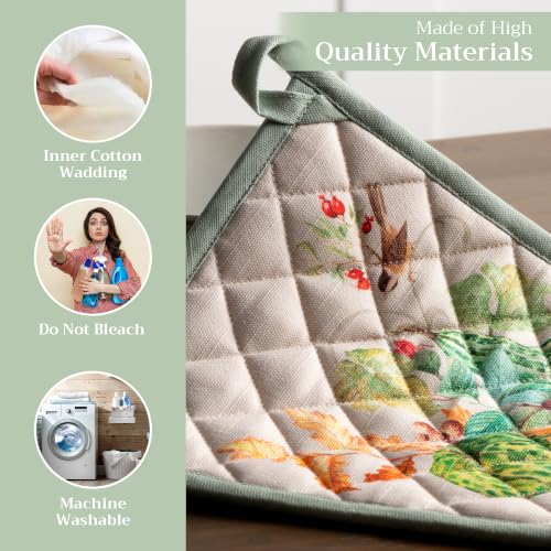 Pot Holders 100% Cotton Potholders (2 Count)