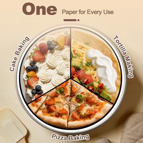 100 Pcs 9" Round Parchment Paper
