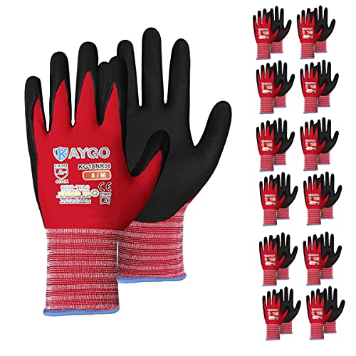 Safety Work Gloves (12 Count)