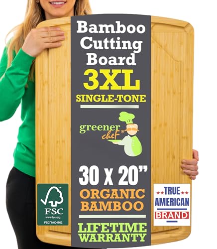 30 Inch 3XL Extra Large Cutting Board with Lifetime Replacements