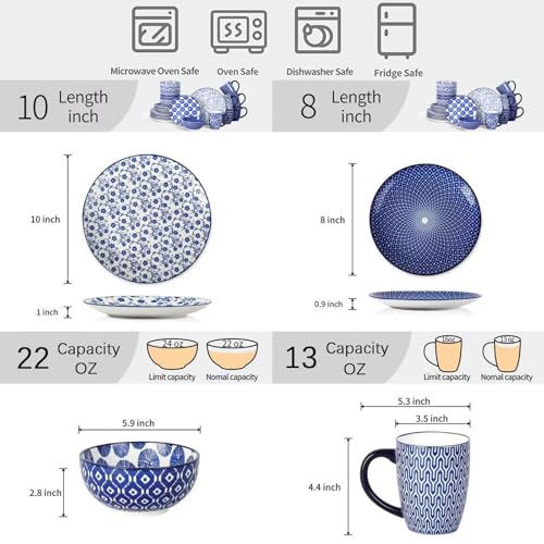 Ceramic Dinnerware Sets for 6