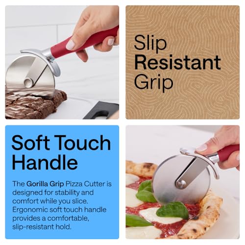 Patented Stainless Steel Large Pizza Cutter Wheel