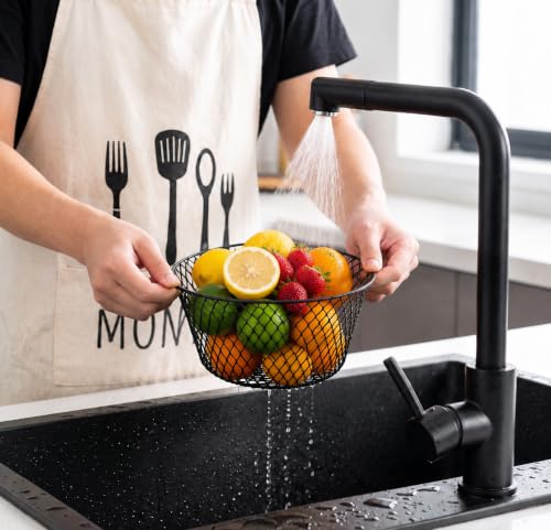 6 Pack Metal Wire Baskets for Kitchen Storage (6 Count)
