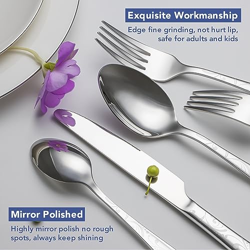 40 Piece Silverware Set Service for 8 (40 Count)