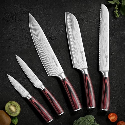5 Pieces Kitchen Knife Set (5 Count)