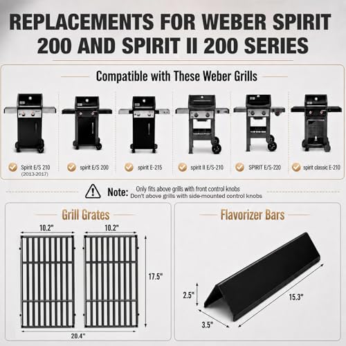 7635 7637 Grill Replacements Parts for Weber Spirit E