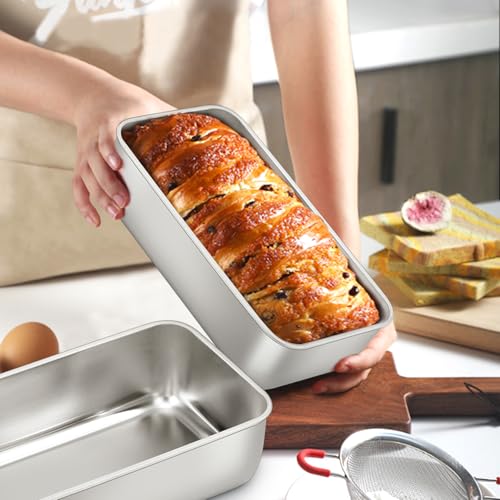 Stainless Steel Loaf Pan Set of 12 (12 Count)