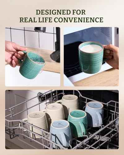 Coffee Mugs Set of 6 (6 Count)