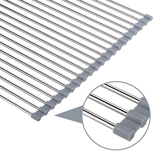 Roll Up Dish Drying Rack Over The Sink 17.7"