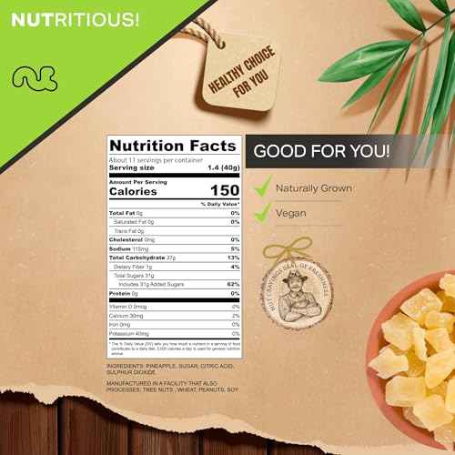 Dried Pineapple Chunks (16 Ounce)