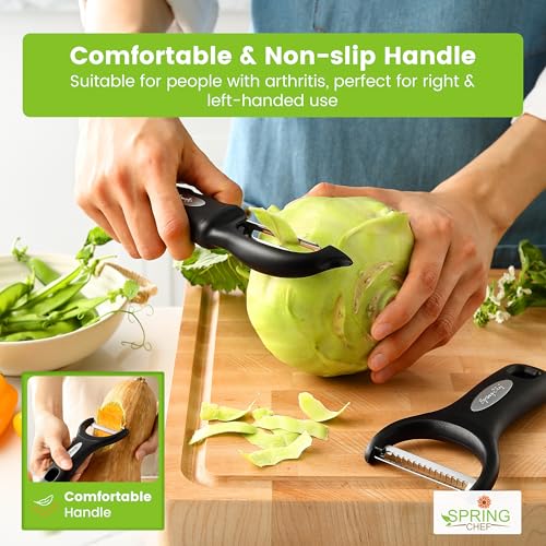Swivel Potato Peeler & Julienne Vegetable Peeler w (2 Count)