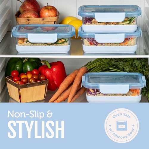 Duraglass Refresh 3.4 Cup Meal Prep Containers