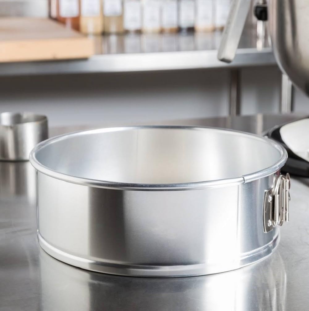 Soro Essentials- 9'' x 3'' Deep Aluminum Round Spring Form Pan- Leak Proof Cheesecake Pan Spring Form Pans with Removable Bottom and Quick Release Latch for Baking Cheesecake Cakes - Culinary Roots