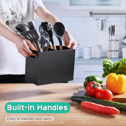 Black Utensil Holder for Kitchen Counter