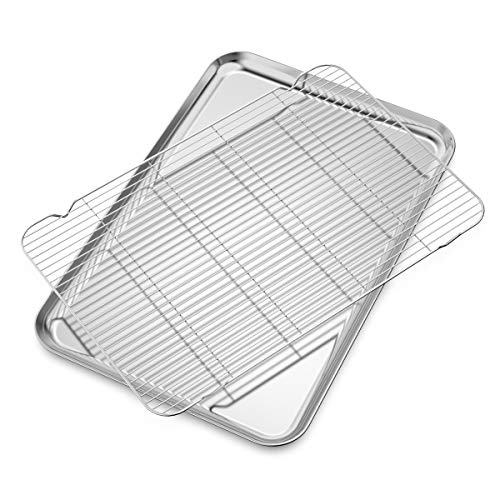 Large Set Baking Sheet and Cooling Rack Set