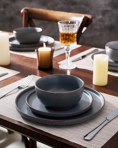 Mercury 16 Piece Dinnerware Set with Pasta Bowls