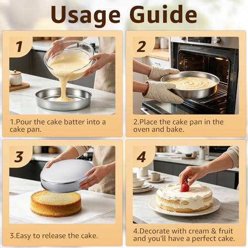 8 Inch Round Cake Pan Set of 2