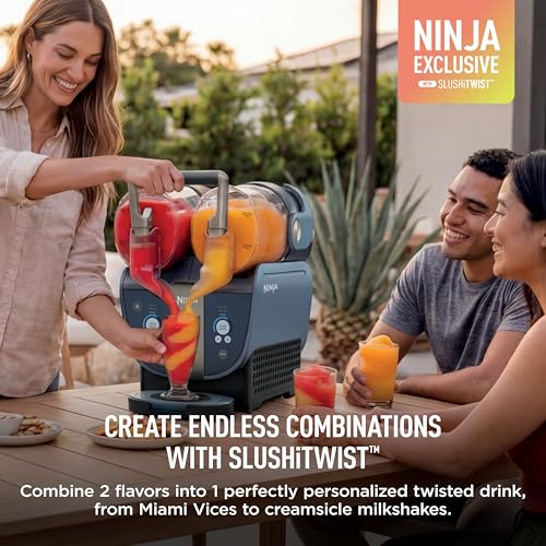 SLUSHi Twist Smart Frozen Drink Maker with Dual SlushAssist