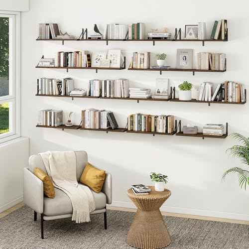 Floating Book Shelves for Wall